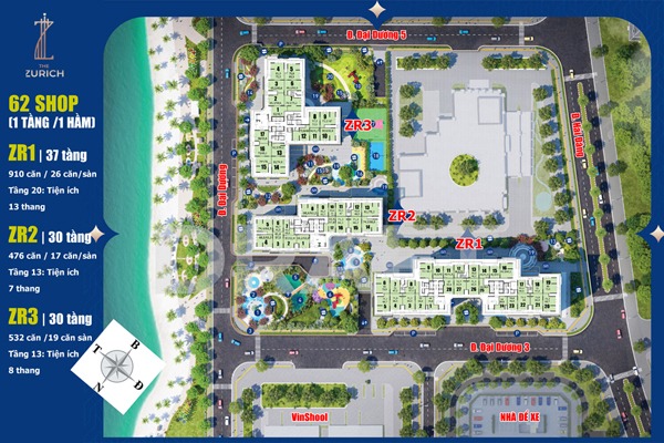 ZR1.01-S23 SHOP CHÂN ĐẾ TÒA ZR1 - ZURICH OCEAN PARK