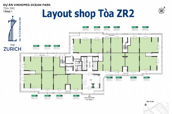 ZR2.01-S10 SHOP CHÂN ĐẾ CHUNG CƯ ZURICH