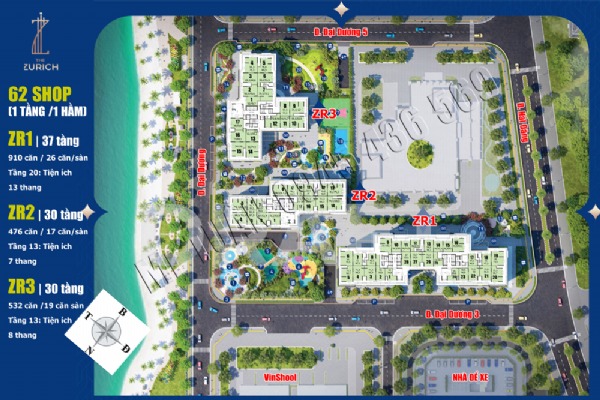 ZR3.01-S12 SHOP CHÂN ĐẾ NỘI KHU TÒA ZR3 ZURICH